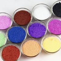 Poudre de cire perlée granulée de sable bougie pour décorations de bricolage Sable coloré pour les fêtes de Thanksgiving et Diwali
