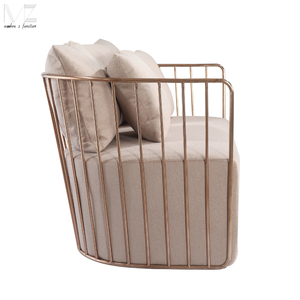 Barato <span class=keywords><strong>velo</strong></span> de novia oro rosa de 2 plazas salón sofá muebles - Product Image 4