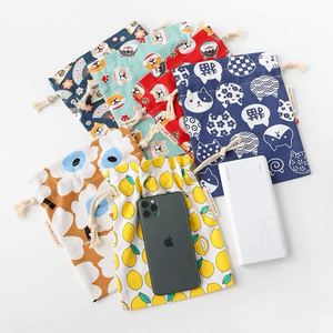 Low Moq Durable Custom Logo Printed Organic Cotton Canvas <b>Drawstring</b> Bag Jewelry <b>Pouch</b> - Product Image 4