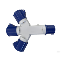 Prise de courant industrielle multifonction 16A 3Pin 220-250V étanche IP44