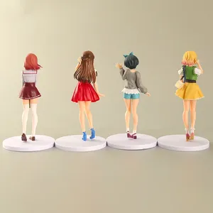 ตุ๊กตาอะนิเมะ18cm, ตุ๊กตาน่ารักน่ารักสไตล์แฟนสาว Chizuru mizuhara ชุดสีแดง