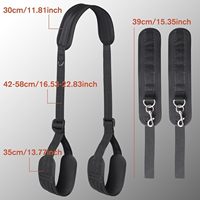 Kit de bondage BDSM, ensemble de restraints de lit, sangles de jambe réglables, menottes pour jeux de couple SM, jouet sexuel pour femmes