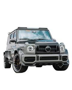 Pour Mercedes W464 G500 G63 Kit de carrosserie en Fiber de carbone G500 G63 amélioré VOS Style diffuseur de lèvre avant Spoiler passage de roue - Product Image 1