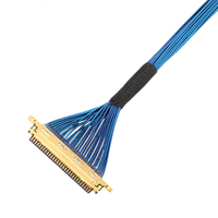 IPPEX 20453-230T Mikro-Koaxial 30-Pin LVDS EDP Kabel PVC-Isoliert Bildschirm-Verlängerungskabel für Computer