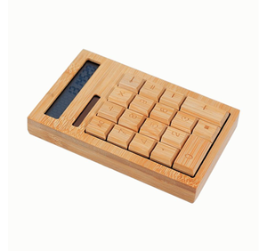 Hot bán văn phòng công cụ 12 chữ số bền vững tre máy tính cho văn phòng bảng năng lượng mặt trời cung cấp điện kéo dài một thời gian dài - Product Image 1