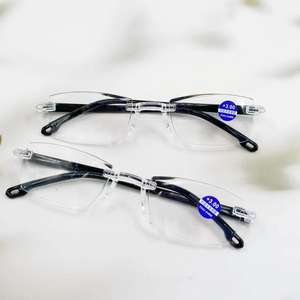 Gafas de lectura clásicas sin montura, ultraligeras, cómodas, de alta definición con filtro de luz azul, 300 grados. - Product Image 2