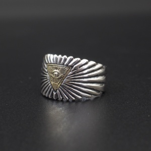 Classic 925 Argento Occhio di Horus Anello Per Gli Uomini - Product Image 5