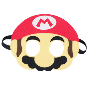 Accesorios para Fiestas de Halloween, Antifaces de Super Mario para Niños, Antifaces de Fieltro, Máscara de <span class=keywords><strong>Luigi</strong></span> - Product Image 5