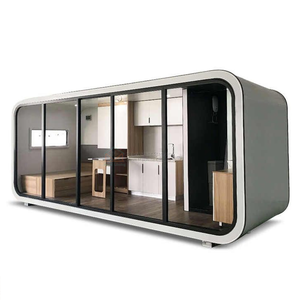 Сборный модульный контейнерный корпус для яблочной кабины, подходит для отелей, парков, вилл, с <span class=keywords><strong>3D</strong></span>-дизайном, корпусом для яблочной кабины - Product Image 1