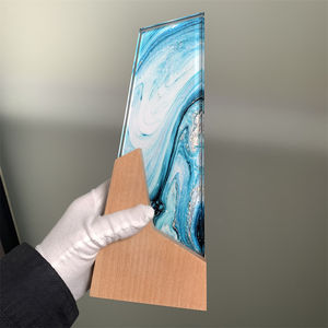 <span class=keywords><strong>ADL</strong></span>-Trophée de Cristal en Verre, Fond Coloré Personnalisé, Logo pour École, Trophée Entreprise, Événements, Lettres, Artisanat - Product Image 4