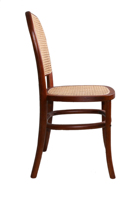 Chaise de salle à manger en chêne massif de style nordique, design moderne en rotin tressé, mobilier de maison de qualité pour tables et chaises de restaurant