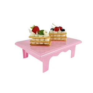 Wholesale Colorful Wedding Cupcake Cardboard Stand Party Tableware Food Display Tray Cake Stand