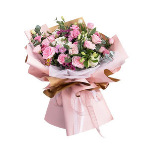 ZL Luxury Recycle Double-sided <strong>Color</strong> Gold Floral <strong>Tissue</strong> <strong>Paper</strong> Packaging Christmas Gift Wrapping <strong>Paper</strong> for Flowers - Product Image 6