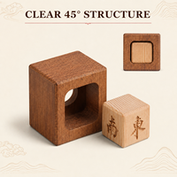 Accessoires de Mahjong : Marqueur en bois pour le distributeur et indicateur de direction des vents, 7 styles, pour les joueurs de Mahjong