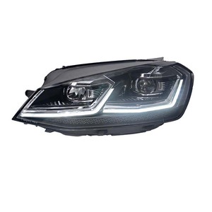 2013 2017 G7 MK7 faro <span class=keywords><strong>LED</strong></span> DRL gruppo obiettivo nuovo Bi-Xenon HID con lampadina <span class=keywords><strong>H7</strong></span> 6000k faro auto - Product Image 2