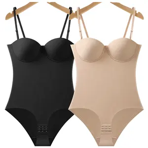 High Quality Ladies Bodysuit Sexy Knitted Shaped Underwear Elasticity Shapewear Lingerie Seamless Breathable Medium Adults