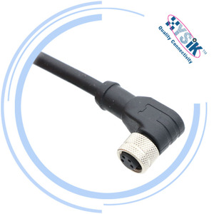 Endüstriyel M8 Erkek-Dişi Düz Kablo Seti, Sensör Aktüatörü için PUR Kılıflı - Product Image 5