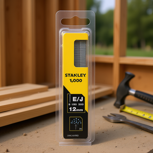 Clavos Stanley E/J de 12 mm, 1000 Unidades, Recubiertos de Zinc para Estructuras de Madera - Product Image 3