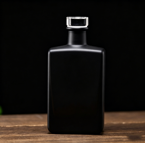 Bouteille de Luxe en <span class=keywords><strong>Verre</strong></span> Carrée/Rectangulaire à Base Lourde, Mini 200ml, avec Bouchon en Liège pour Whisky et <span class=keywords><strong>Tequila</strong></span> Premium - Product Image 6