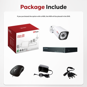 EXPGlobal 8 Canais 6 Câmeras <span class=keywords><strong>AHD</strong></span> <span class=keywords><strong>DVR</strong></span> Kit de Segurança com 5MP CCTV Night Vision Nuvem Armazenamento De Dados IP66 OEM ODM - Product Image 4