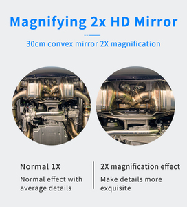 Xách tay LED ánh sáng với 30cm đường kính xe kiểm tra gương nhập khẩu PC gương CE RoHs FCC chứng nhận nổ Detector - Product Image 5