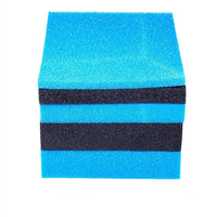 Éponge de mousse de filtre de polyuréthane réticulé à cellules ouvertes de couleur noire de 30 PPI pour filtre à air