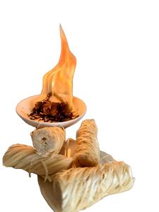 Accenditore di Fuoco a Cera di Legno <span class=keywords><strong>Poolar</strong></span> Personalizzabile con Logo, Strumento per Accendere il Fuoco a Lunga Durata per Cucina all'Aperto, Grigliate, Campeggio, Accessori BBQ - Product Image 6