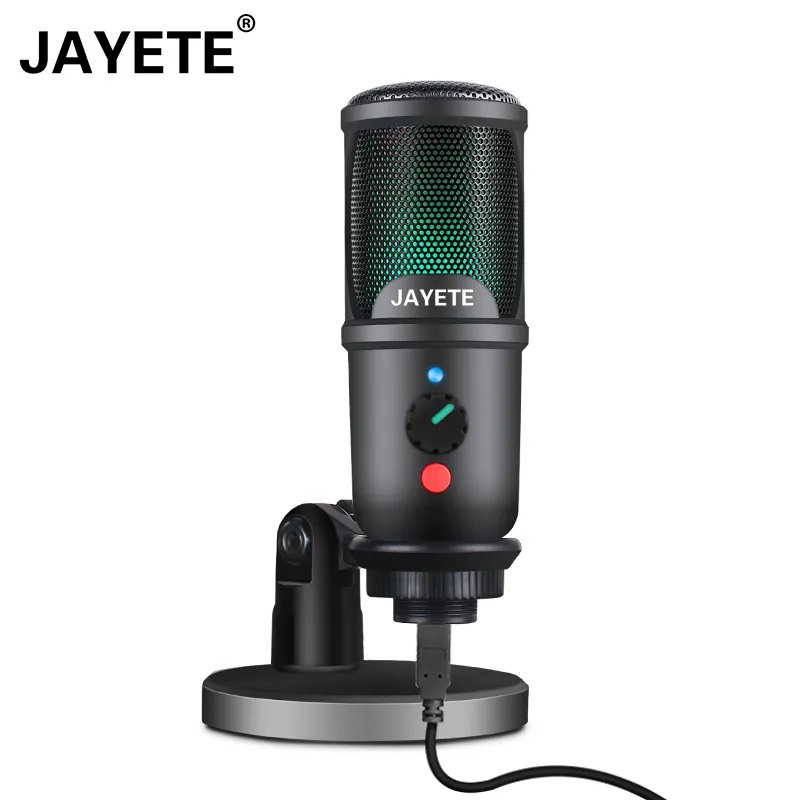 OEM Factory Desktop Condenser Wired Game Mic Jobs Work From Home Online Microphone USB computer 192KHz microphone for Recording