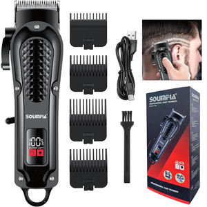 Solimpia Electric <b>Hair</b> <b>Clippers</b> Adjustable <b>Hair</b> Cutter Machine USB Charging <b>Hair</b> <b>Trimmer</b> for Men Grooming - Product Image 1