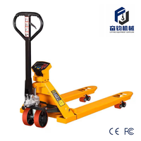 Chariot élévateur électronique à palettes, balance intégrée, électrique/manuel, 2T/3T, précision 0,5 kg, tout-terrain, batterie 48V/20A, modèle 1, en promotion