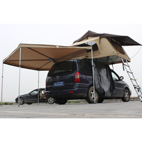 Offre spéciale de bonne qualité auvent latéral de camping de voiture tente coulissante sur le toit abri de tente de toit de voiture à vendre