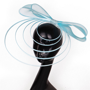 Tùy chỉnh thực hiện phụ nữ mới sinamay fascinator đám cưới hat Derby bên hat Nhà thờ KENTUCKY Ascot Mũ cô dâu Headband fascinator - Product Image 2