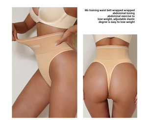 <span class=keywords><strong>Slip</strong></span> modellante invisibile a vita media da donna, pantaloncini contenitivi a vita alta, intimo modellante per cosce e glutei, perizoma - Product Image 5