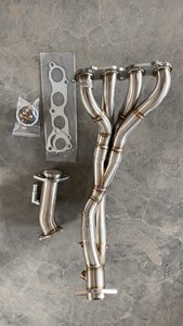 Nouveau collecteur d'échappement droit T 304 Rsx DC5 K20 avec finition polie miroir et garantie 1 an OEM pour remplacement/réparation - Product Image 3