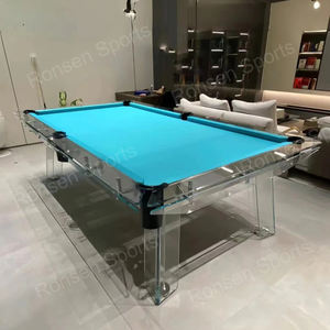 Table de billard en cristal de luxe pour la maison, jeu de sport d'intérieur, taille 9 pieds, 8 pieds, 7 pieds, <span class=keywords><strong>recherche</strong></span> haut de gamme 2026 - Product Image 4