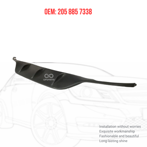 Nuovo Pannello di Rivestimento Inferiore Paraurti Posteriore OEM 2058856238 2058857338 per Mercedes-Benz W205 - Product Image 3