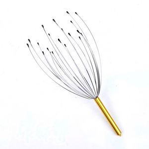 Custom 12-Claws Spider Octopus Hair Scratcher Manual <b>Tool</b> Metal Head Scalp <b>Massager</b> - Product Image 4