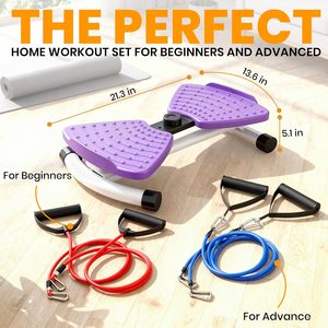 Appareil de torsion pour exercices abdominaux et yoga à domicile, pour hommes et femmes, avec disque de taille - Product Image 5