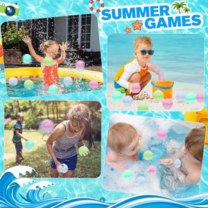 Vente en gros de jouets aquatiques d'été personnalisés Ballons à eau réutilisables pour enfants Ballons à eau en silicone à encliqueter pour enfants - Product Image 6