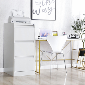 Archivador de Acero de 3 Cajones de Diseño Moderno IGO IGO-D03 de Alta Calidad para Almacenamiento de Carpetas A4 FC, Uso Comercial, Hoteles, Escuelas - Product Image 2