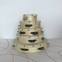 Wholesale 4 Inch Tambourine Hand Drum Wooden Wedding Drum Musical Instrument