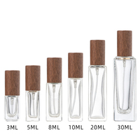 Flacons de parfum miniatures en verre de 3 ml, 5 ml, 10 ml, 120 ml, 30 ml, flacon pulvérisateur de voyage avec bouchon à vis