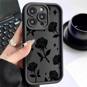 Cover per Telefono Cellulare in TPU Antiurto con Stampa Floreale a Stella Nera e Design a Scala per <span class=keywords><strong>Samsung</strong></span> <span class=keywords><strong>Galaxy</strong></span> A07 A17 A56 S26 Ultra - Product Image 4