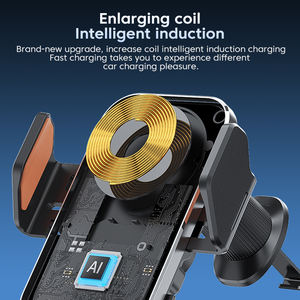 2025 aggiornamento 15W ricarica rapida porta <span class=keywords><strong>telefono</strong></span> Auto caricabatteria serraggio automatico con ingresso 5V/2A - Product Image 4