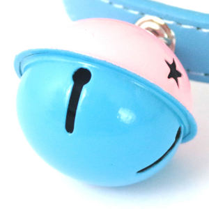 Classic Durable Solid <b>Small</b> Bell PU Pet Collar <b>Necklace</b> S1.6*35cm with Stylish Bell Detail - Product Image 6