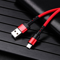 Cable USB Retráctil Trenzado de Carga Rápida 5A, Carga Rápida Tipo-C 3.0, Micro USB para IOS/Computadora, Compatible