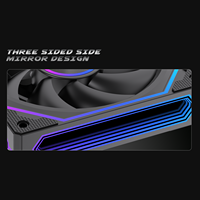 Ventilador de PC AntarcChill de 120 mm ARGB de Alta Presión Estática PWM, LED RGB direccionable de 5V, sincronización para radiador, enfriador de CPU, caja de ordenador