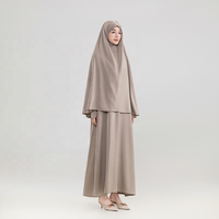 Date arabe turc Jilbab dubaï Abayas femmes musulmanes robe islamique Simple couleur unie en mousseline de soie prier robes Abaya EID