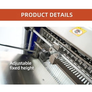 Bánh Mì cắt bánh mì Slicer bánh mì nướng Máy cắt công nghiệp chất lượng cao thép không gỉ điện Trường hợp bằng gỗ động cơ CE cung cấp - Product Image 4