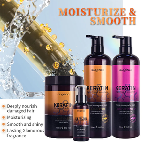 Producto para el Cuidado del Cabello Personalizado OEM, Suavizante, Nutritivo, Tratamiento de Queratina, Champú y <span class=keywords><strong>Acondicionador</strong></span> Naturales - Product Image 4